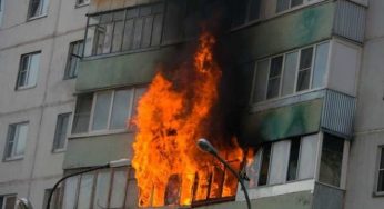 Рудненские полицейские спасли инвалида из огненного плена