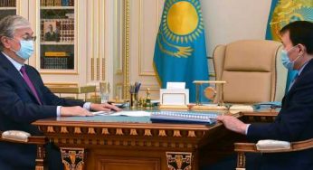 Алик Шпекбаев отчитался перед Президентом