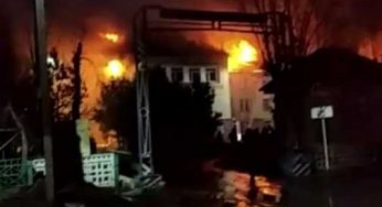 В Федоровском районе горит больница
