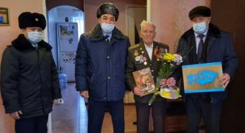 Совет Ветеранов ДУИС поздравил ветерана войны