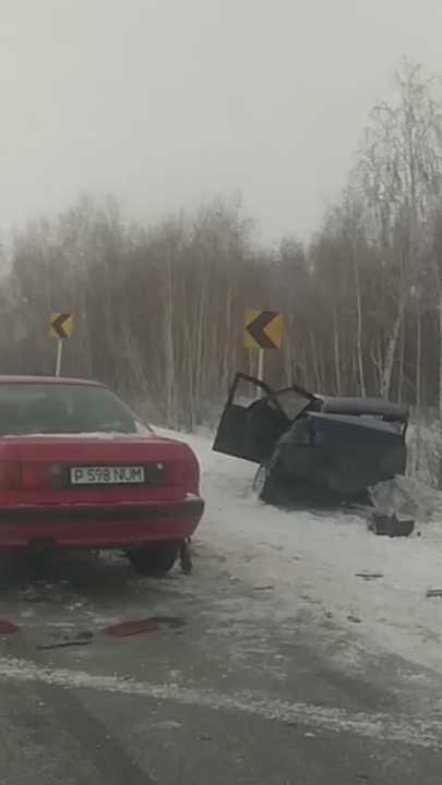 В результате ДТП на трассе Алматы-Екатеринбург пострадало два человека