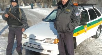 Охранная служба задержала вора в Костанайской области