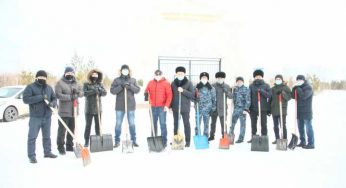 Академия ұжымы белсенділік танытты