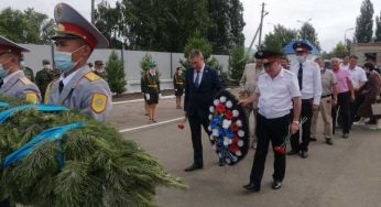 В Костанайской области открыт Мемориал памяти погибшим полицейским