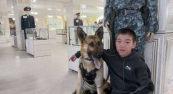 Подростки дворового клуба «Жулдыз» посетили музей костанайской полиции