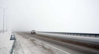 Движение транспорта ограничено в пяти областях Казахстана