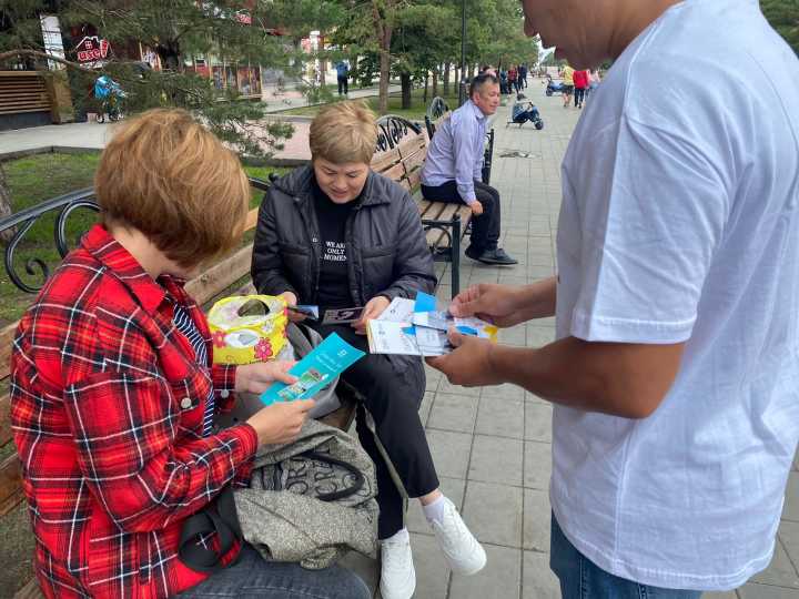 В Костанае прошел информационный марафон – «Вместе против торговли людьми»