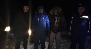 Костанайские полицейские нашли пропавших в степи мужчин